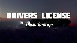 Olivia Rodrigo  drivers license Lyrics [upl. by Sorvats]