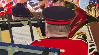 quotThe Floral Dancequot Live Brass Band at the Kings Royal Garden Party 8th May 2024 Buckingham Palace [upl. by Alemrac]