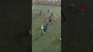 Warm up passing drill U10 U9 U8 practice training [upl. by Eciuqram124]