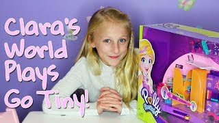 Claras World Plays Go Tiny Polly Pockets [upl. by Tricia]