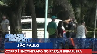 Corpo é encontrado no Parque Ibirapuera em São Paulo  Brasil Urgente [upl. by Laris]