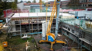 Richtfest in Bilk Zwei Schulen bekommen einen Erweiterungsbau [upl. by Ferrel]