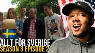 AMERICAN REACTS To Allt för Sverige Säsong 3 Ep 2  The Great Swedish Adventure [upl. by Marlie]