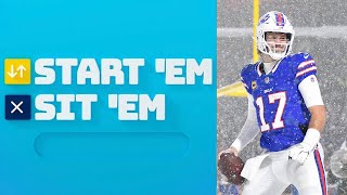 Start Em Sit Em Week 14  NFL Fantasy Live [upl. by Yrdua]