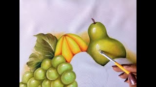 Como Pintar Frutas  Pera Y Carambola [upl. by Nylime]