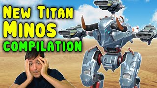 NEW Titan MINOS Gameplay Compilation  War Robots Test Server WR [upl. by Supple]