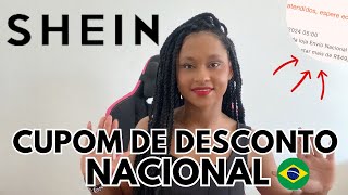 CUPOM DE DESCONTO NACIONAL DA SHEIN PARA AGOSTO [upl. by Midge]