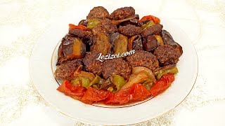 Köfteli Patlıcan Kebabı Tarifi [upl. by Nyret]