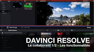 DAVINCI RESOLVE STUDIO 14 Le collaboratif 12  Les fonctionnalités [upl. by Pattison]