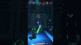 Yoda Vs Darth Sidious 1v1 starwars battlefront2 [upl. by Leeda]