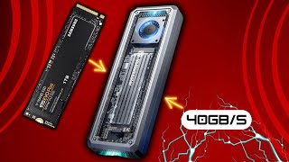 The Best USB4 M2 SSD Enclosure  Yottamaster 40Gbps Enclosure with Cooling Fan [upl. by Yearwood]