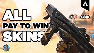 ALL APEX LEGENDS PAY TO WIN SKINS Which Weapon Skins You Should Use and Avoid [upl. by Bound]