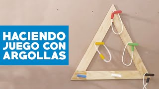 ¿Cómo hacer un juego con argollas [upl. by Daffi764]