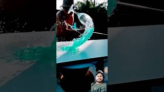 Water slow motion effect 😍😱 water slowmotion youtubeshorts asmr shorts [upl. by Neurath]