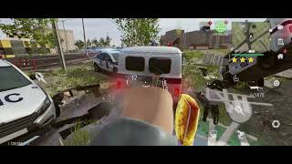 MadOut2 big city online 5 star police shootout in first person Happy Mod [upl. by Anerec]