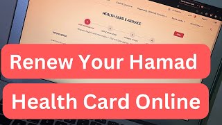 How To Renew Your Hamad Health Card Online  Hassam Vlogs [upl. by Eirojam774]