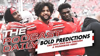 TPD Bold Predictions as Ohio State faces improved test against pressure happy fastpaced Marshall [upl. by Wivestad]