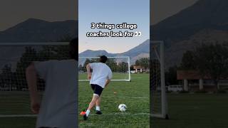 For more college soccer recruiting tips join my free newsletter 💯 soccertraining soccer shorts [upl. by Huxham743]