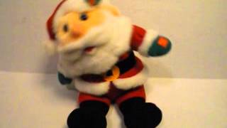 Dillards Swaying Singing Santa Christmas Jingle Bells Plush [upl. by Bekaj767]