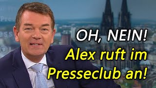 Presseclub Alex ruft an freut sich über Fall der CDUBrandmauer und lobt die AfDSteuersenkung [upl. by Ynohtnakram]