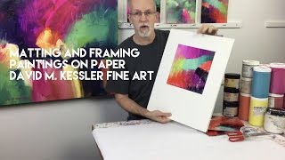 Matting and Framing Paintings on Paper [upl. by Nysilla]