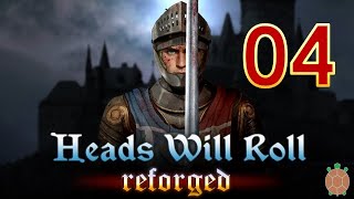 Heads Will Roll Reforged  Medieval Soldier RPG  04  Random Peasant 1 vs French Knights [upl. by Gerstein]