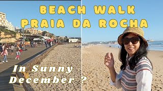 PRAIA DA ROCHA BEACH ON WINTER  ALGARVE PORTUGAL DECEMBER 2023 travel tour portugal [upl. by Whitcher365]