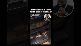 Rick Ross Shows INSANE Stash Of Money In His Mansion💰😳 [upl. by Kcir624]