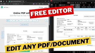 PDF Editors  Edit Any PDF or Document For Completely 💥 Free [upl. by Ardnaiek]