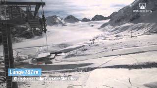 Gletscherseebahn am Pitztaler Gletscher [upl. by Eoj]