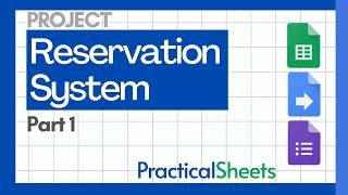 RESERVATION SYSTEM in Google Sheets Google Forms and Google Apps Script 🎫  Part 1 [upl. by Annadroj]