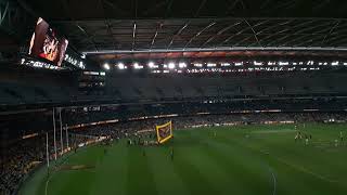 Hawthorn Hawks vs Brisbane Lions  Team Entrances  26 May 2024 [upl. by Aisorbma]