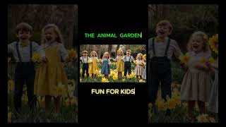 THE ANIMAL GARDEN  KIDS ANIMATED SONG educational learningfood kids kids songs kids learning [upl. by Mears]