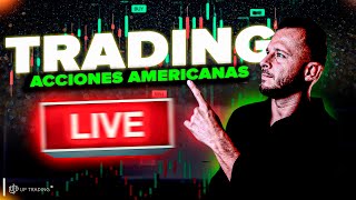 🟢TRADING EN VIVO ACCIONES AMERICANAS GANANCIA HOOD  JUE 820 AM COL [upl. by Jacobba]