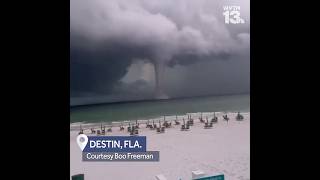 Massive waterspout in Destin Florida [upl. by Nyladnewg]