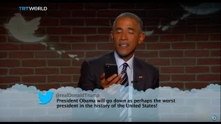 Obama reads mean tweets [upl. by Assilanna]