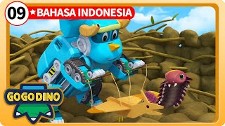 GOGODINO EXPLORERS EP09 Tumbuhan Pemakan Serangga dan Arthropleura  Kartun Anak  GOGODINO Bahasa [upl. by Yenoh]