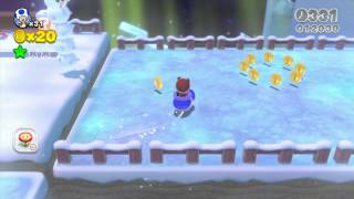 Super Mario 3D World Gameplay  Mundo 31 Patinando en el parque nevado [upl. by Cyd]