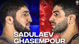 Crazy ending  Abdulrashid SADULAEV VS Kamran GHASEMPOUR [upl. by Enitsahc]