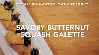 Savory Butternut Squash Galette [upl. by Forcier]