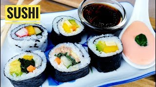 How to make yummy and simple Sushi [upl. by Aisa426]