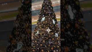 Sagameono Station celebrates XMass 2024Japanshortvideo japaneseprefecture Giants Xmass Tree [upl. by Fanchie623]