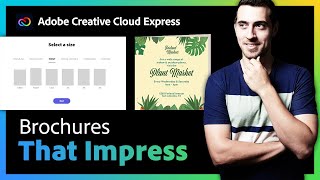 How to Design a Brochure for your Small Business  Adobe Express [upl. by Revkah336]