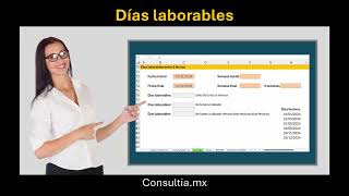 Días laborables en Excel [upl. by Rakia]