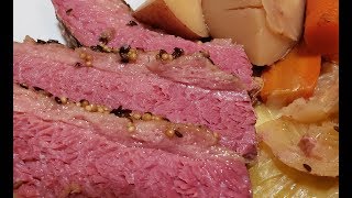 Corned Beef Dinner  Awesome Slow Cooker recipe [upl. by Soilissav606]