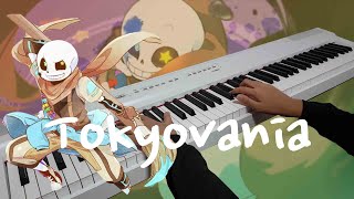 Undertale Ink Sans Theme  quotTokyovaniaquot piano cover SharaX Remix [upl. by Wallraff554]