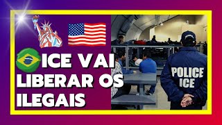 QUEM ENTROU PELO CAI CAI VAI SER LIBERADO PELO ICE  SISTEMA IMIGRATÃ“RIO DOS EUA ESTÃ SEM RECURSOS [upl. by Eceined]