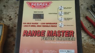 Parmak Rangemaster RM1 fence charger test amp review after a long repair was done [upl. by Bryan]