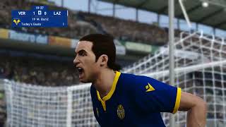 Hellas Verona  Lazio PES 21 GAMEPLAY [upl. by Ontine177]