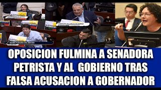 OPOSICION FULMINA A SENADORA PETRISTA Y AL GOBIERNO TRAS FALSA ACUSACION AL GOBERNADOR DE ANTIOQUIA [upl. by Mirth172]